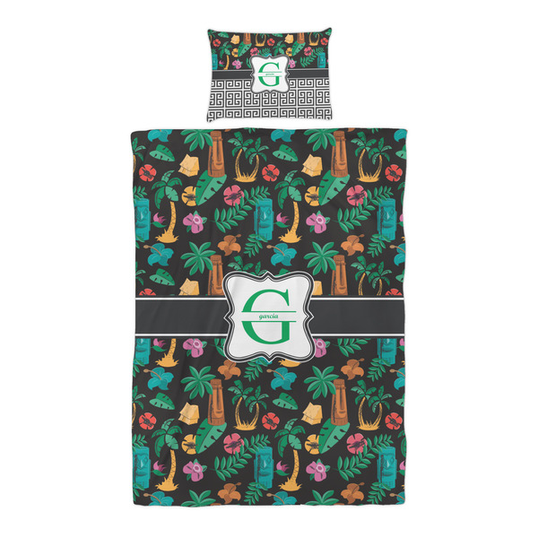 Hawaiian Masks Duvet Cover Set - Twin XL - Alt Approval