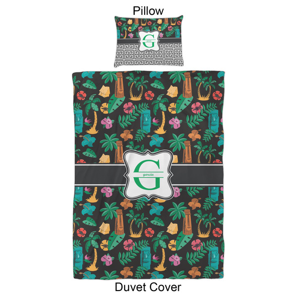 Hawaiian Masks Duvet Cover Set - Twin XL - Approval