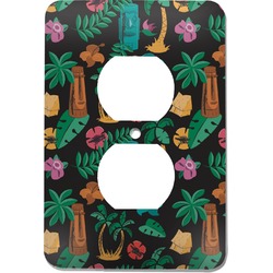 Hawaiian Masks Electric Outlet Plate (Personalized)