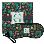 Hawaiian Masks Eyeglass Case & Cloth (Personalized)