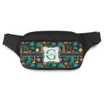 Hawaiian Masks Fanny Pack - Modern Style (Personalized)