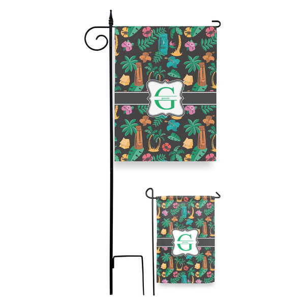 Hawaiian Masks Garden Flag - PARENT/MAIN
