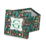Hawaiian Masks Gift Box with Lid - Canvas Wrapped (Personalized)