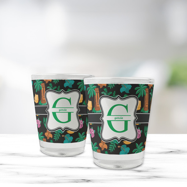 Hawaiian Masks Glass Shot Glass - Standard - LIFESTYLE