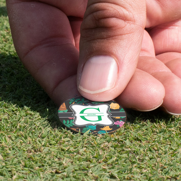 Hawaiian Masks Golf Ball Marker - Hand