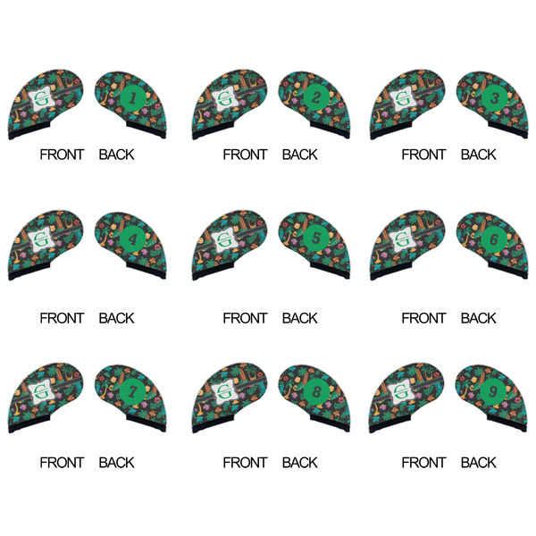 Hawaiian Masks Golf Club Covers - APPROVAL (set of 9)