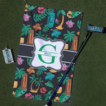 Hawaiian Masks Golf Towel Gift Set (Personalized)
