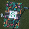 Hawaiian Masks Golf Towel Gift Set (Personalized)