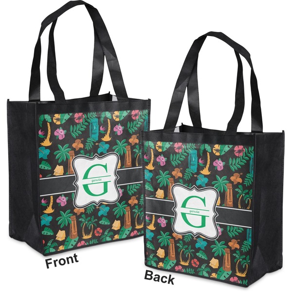 Hawaiian Masks Grocery Bag - Apvl