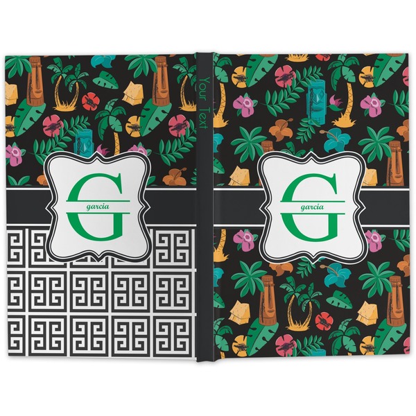 Hawaiian Masks Hard Cover Journal - Apvl