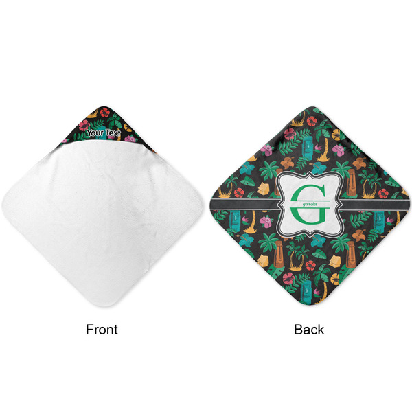 Hawaiian Masks Hooded Baby Towel- Approval