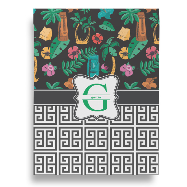 Hawaiian Masks House Flags - Double Sided - BACK