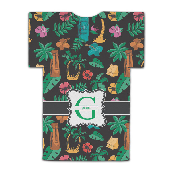 Hawaiian Masks Jersey Bottle Cooler - BACK (flat)