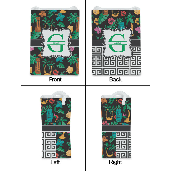 Hawaiian Masks Jewelry Gift Bag - Matte - Approval