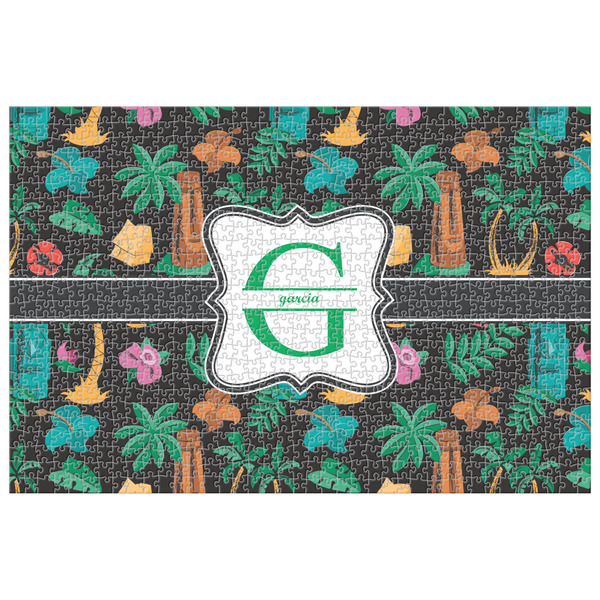 Custom Hawaiian Masks Jigsaw Puzzle - 1000-piece (Personalized)