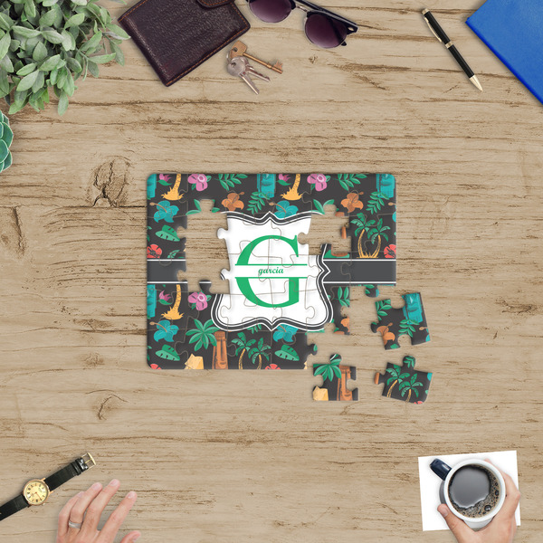 Hawaiian Masks Jigsaw Puzzle 30 Piece - In Context