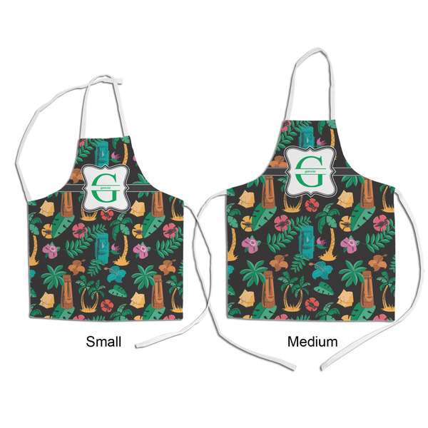 Hawaiian Masks Kid's Aprons - Comparison