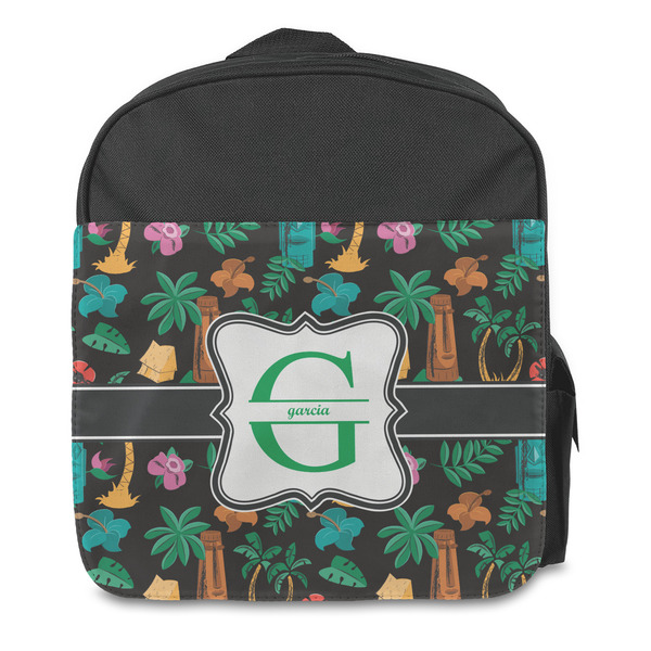 Hawaiian Masks Kids Backpack - Front