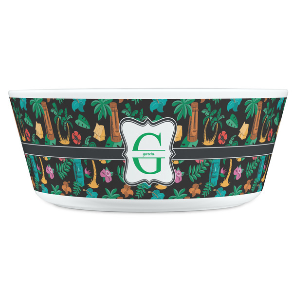Hawaiian Masks Kids Bowls - FRONT