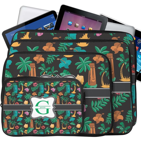 Hawaiian Masks Laptop Case Sizes