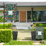 Hawaiian Masks Large Garden Flag - Single Sided (Personalized)