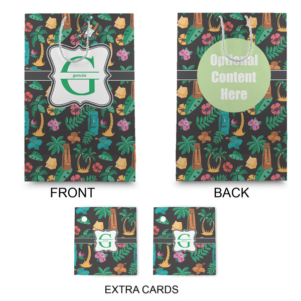 Hawaiian Masks Large Gift Bag - Approval