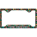 Hawaiian Masks License Plate Frame - Style C (Personalized)