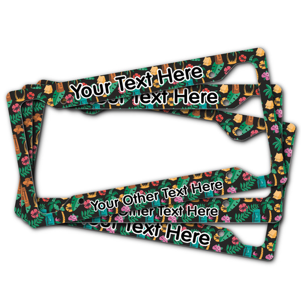 Hawaiian Masks License Plate Frames - (PARENT MAIN)