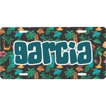 Hawaiian Masks Front License Plate (Personalized)