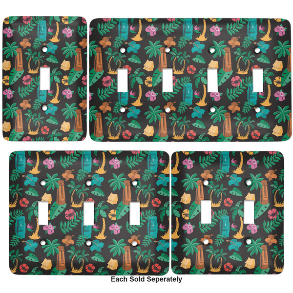 Hawaiian Masks Light Switch Covers all sizes