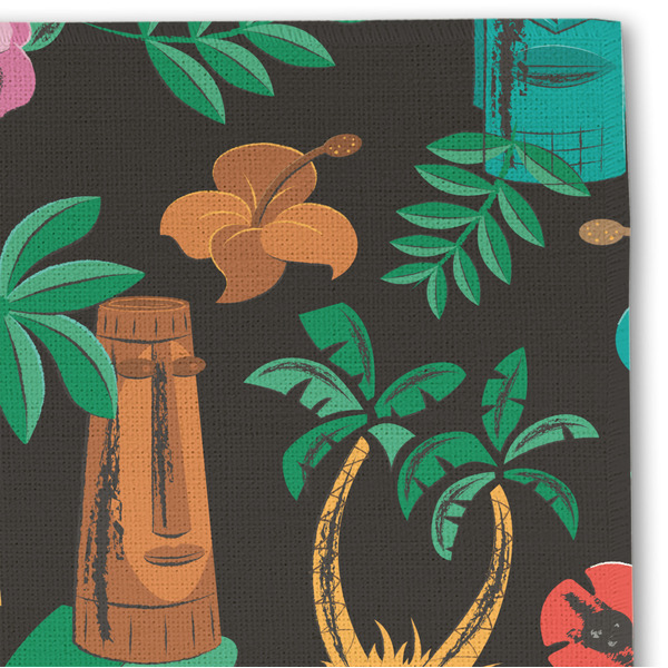 Hawaiian Masks Linen Placemat - DETAIL