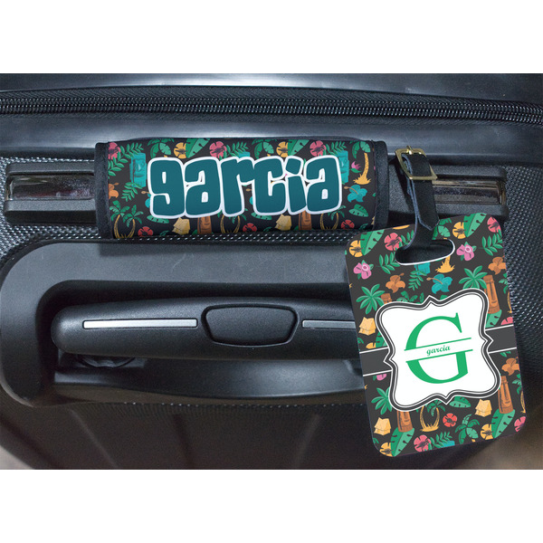 Hawaiian Masks Luggage Wrap & Tag