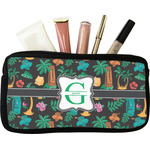 Hawaiian Masks Makeup / Cosmetic Bag - Small (Personalized)