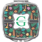 Hawaiian Masks Compact Makeup Mirror (Personalized)