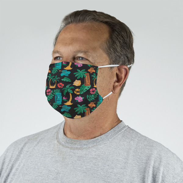 Hawaiian Masks Mask - Quarter View on Guy