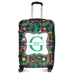 Hawaiian Masks Suitcase - 24" Medium - Checked (Personalized)