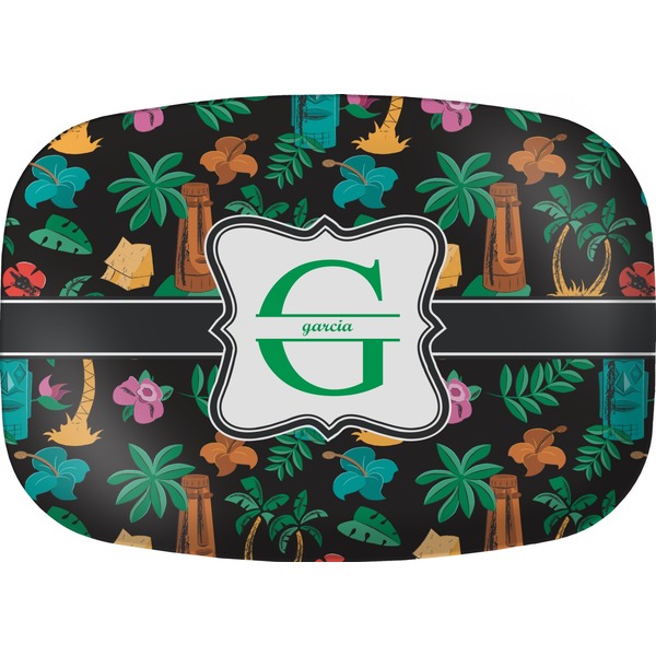 Custom Hawaiian Masks Melamine Platter (Personalized)