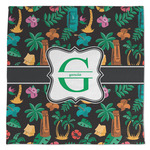 Hawaiian Masks Microfiber Dish Towel (Personalized)