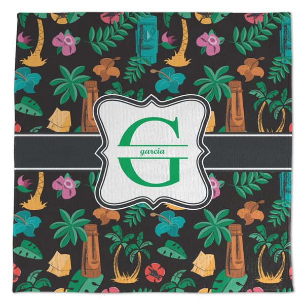 Custom Hawaiian Masks Microfiber Dish Towel (Personalized)