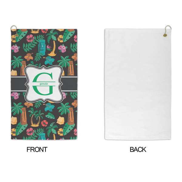 Hawaiian Masks Microfiber Golf Towels - APPROVAL