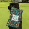 Hawaiian Masks Microfiber Golf Towels - Small - LIFESTYLE