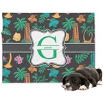 Hawaiian Masks Dog Blanket (Personalized)