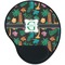 Hawaiian Masks Mouse Pad with Wrist Support - Main