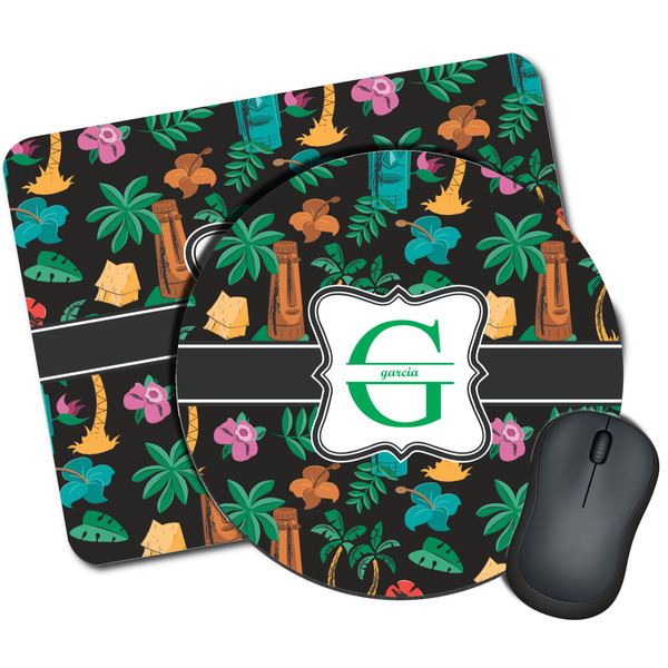 Custom Hawaiian Masks Mouse Pad (Personalized)