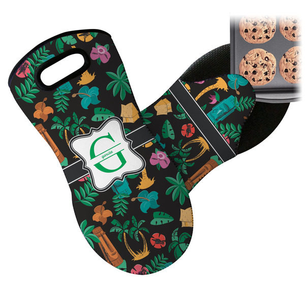 Hawaiian Masks Neoprene Oven Mitt