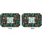 Hawaiian Masks Octagon Placemat - Double Print Front and Back
