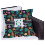 Hawaiian Masks Outdoor Pillow - 18" (Personalized)