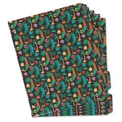 Hawaiian Masks Binder Tab Divider Set (Personalized)