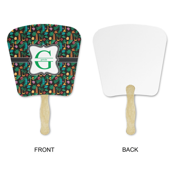 Hawaiian Masks Paper Fans - Approval