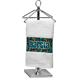 Hawaiian Masks Cotton Finger Tip Towel (Personalized)